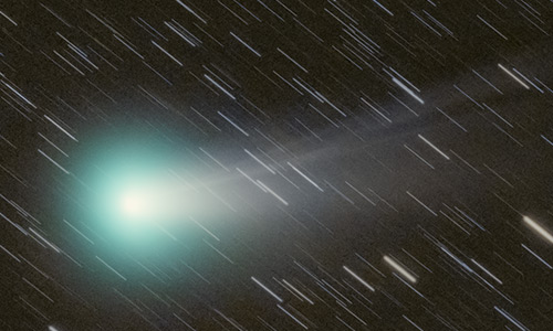 2013年11月14日に撮影されたラブジョイ彗星