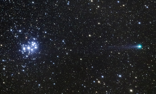 2015年1月19日に撮影されたラブジョイ彗星