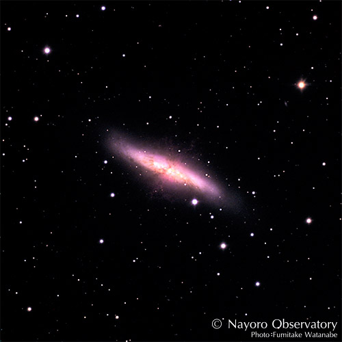 2020年3月25日に撮影されたM82