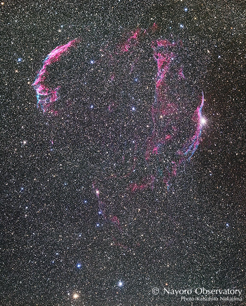 2015年7月16日撮影されたNGC 6992-5_6960（網状星雲）
