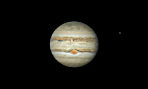 2020年5月21日に撮影された木星
