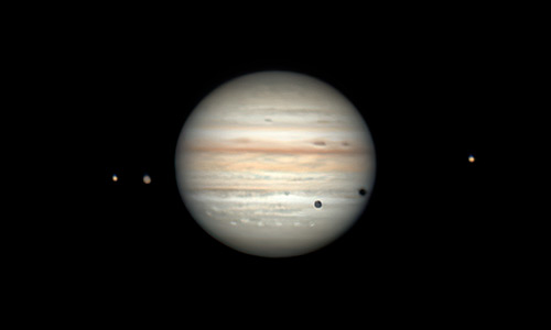 2021年8月15日に撮影された木星