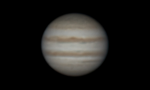 2023年10月9日に撮影された木星