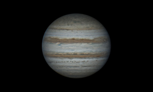2023年10月14日に撮影された木星