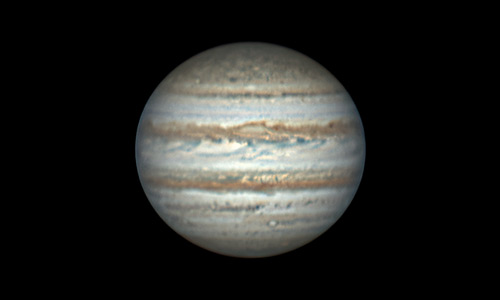 2023年10月29日に撮影された木星