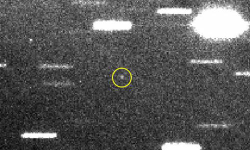 2020年4月19日 21時21分に撮影された水星磁気圏探査機「みお」