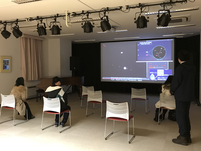 21日の観望会の様子