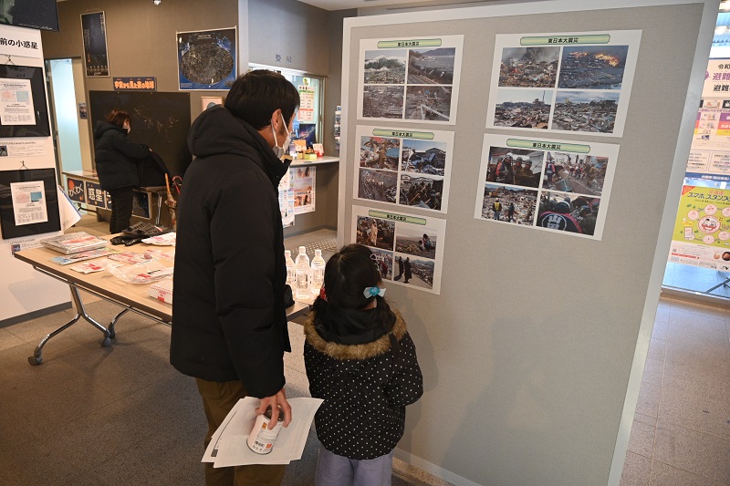 東日本大震災時の写真の展示