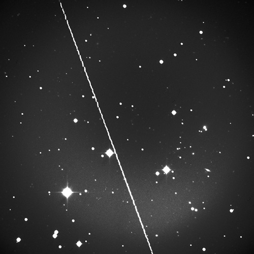 2017年4月21日に撮影された小惑星「2014JO25」