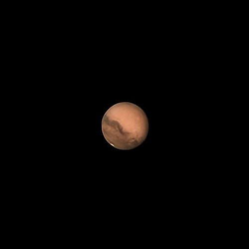 2020年9月30日に撮影された火星