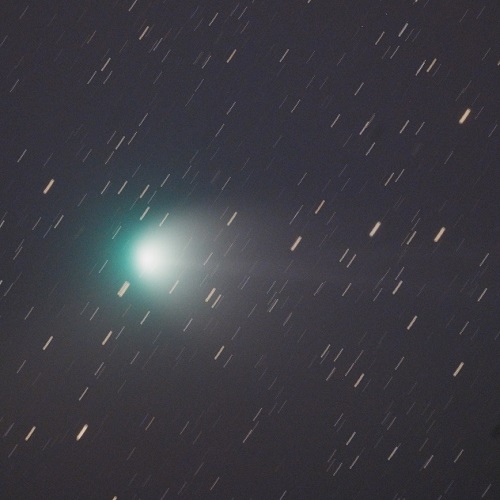 2023年1月28日に撮影されたZTF彗星