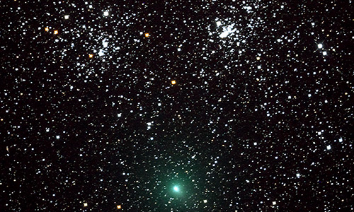 2010年10月8日に撮影されたハートレー彗星
