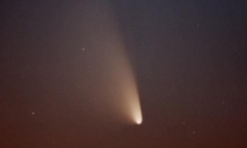 2013年3月27日 19時5分に撮影されたパンスターズ彗星