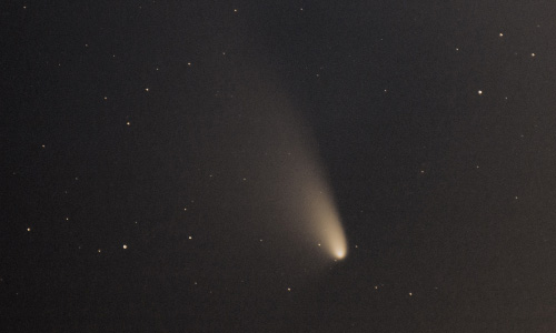 2013年3月25日 19時5分に撮影されたパンスターズ彗星