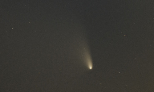 2013年3月27日 19時5分に撮影されたパンスターズ彗星