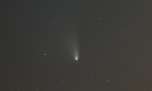 2013年3月31日 19時30分に撮影されたパンスターズ彗星
