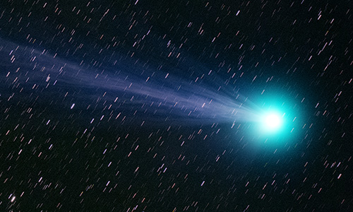 2015年1月13日 21時34分に撮影されたラブジョイ彗星