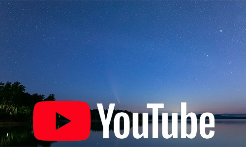 2020年7月19日 00時29分から03時00分に撮影されたネオワイズ彗星