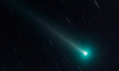 2021年12月9日 04時51から05時09分に撮影されたレナード彗星