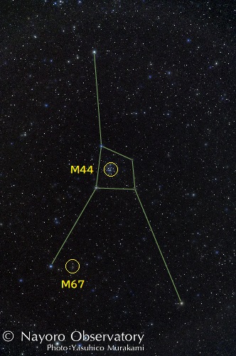 2021年12月10日に撮影されたかに座
