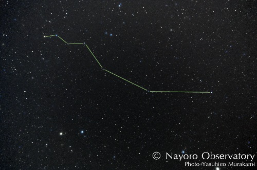 2022年2月27日に撮影されたやまねこ座