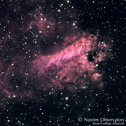 2019年9月4日撮影されたM17 オメガ星雲