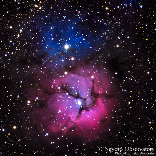 2018年7月16日撮影されたM20 三裂星雲