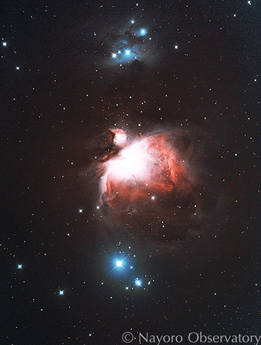 2012年1月21日撮影されたM42 オリオン大星雲
