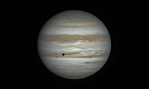 2025年1月22日に撮影された木星