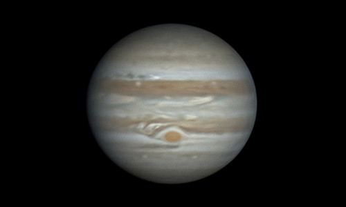 2025年1月23日に撮影された木星