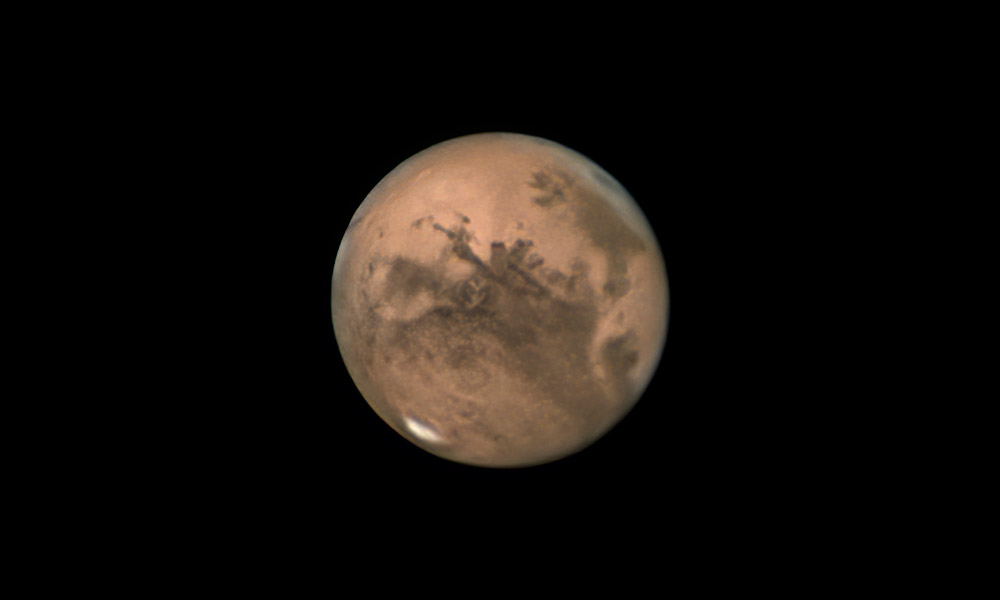 2020年10月10日に撮影された火星
