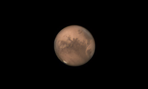 2020年10月10日に撮影された火星