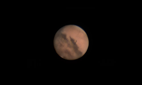 2020年10月20日に撮影された火星