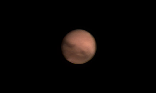 2020年11月7日に撮影された火星