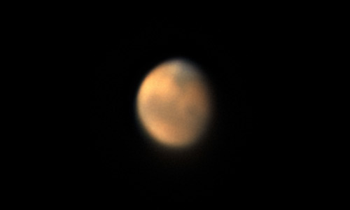 2022年9月21日に撮影された火星