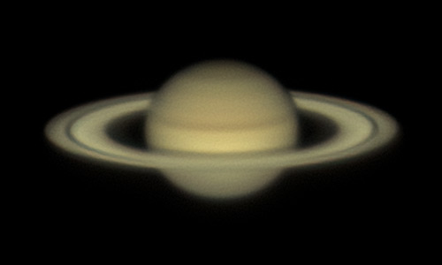 2022年8月7日に撮影された土星