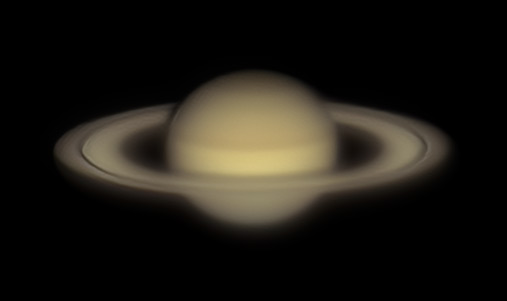 2022年9月3日に撮影された土星