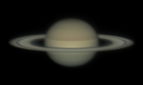 2023年8月18日に撮影された土星