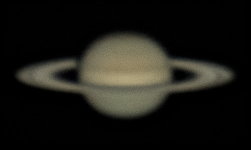 2023年9月15日に撮影された土星