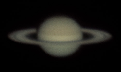 2023年9月27日に撮影された土星