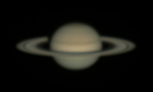 2023年10月13日に撮影された土星