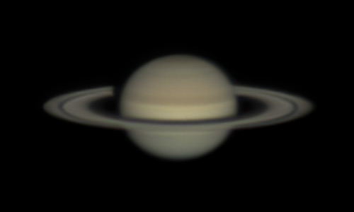 2023年10月25日に撮影された土星