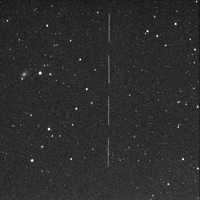 2017年9月22日 23時33分から23時34分に撮影された小惑星探査機 OSIRIS-REx
