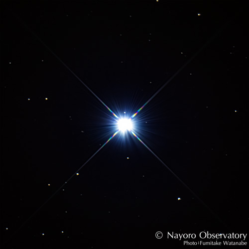 2022年2月10日撮影されたオリオン座のリゲル