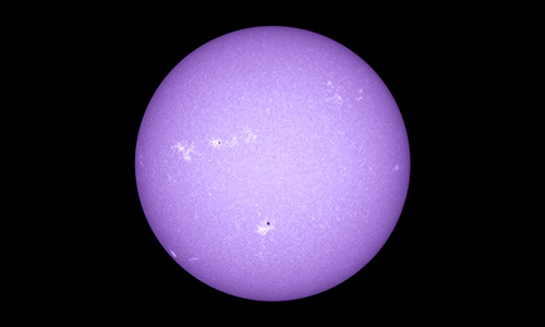 2021年9月4日の太陽（カルシウム線）