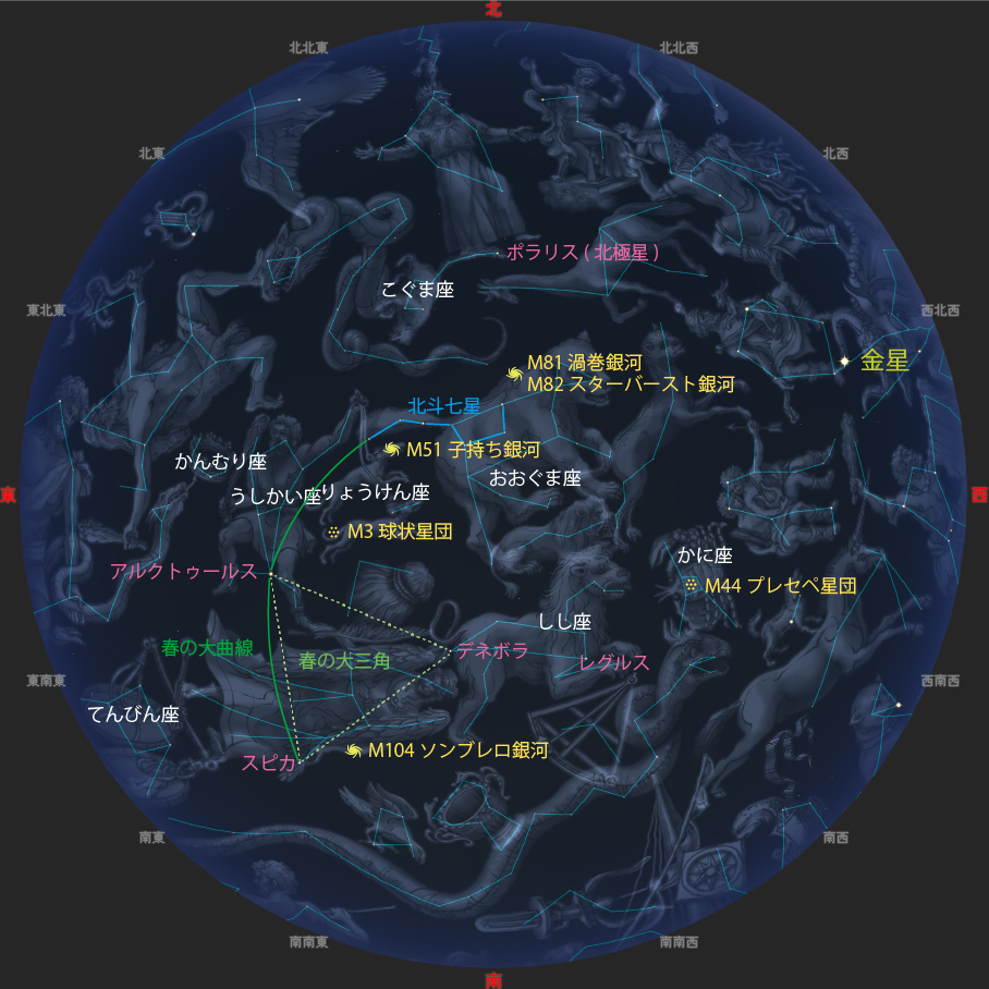 当日の夜空の様子