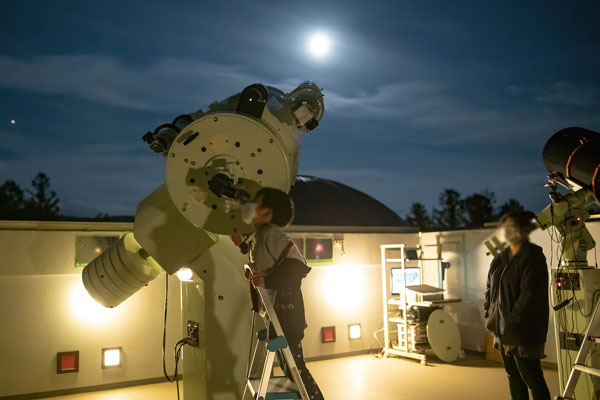 お月見観望会の様子