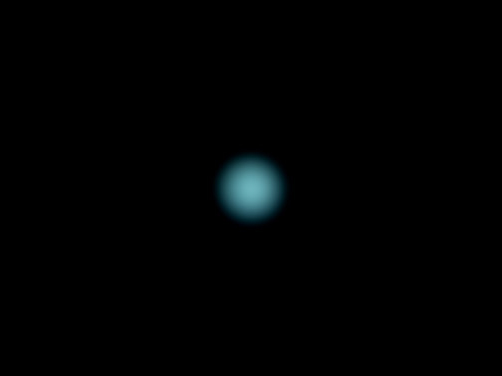 天文台で撮影された天王星