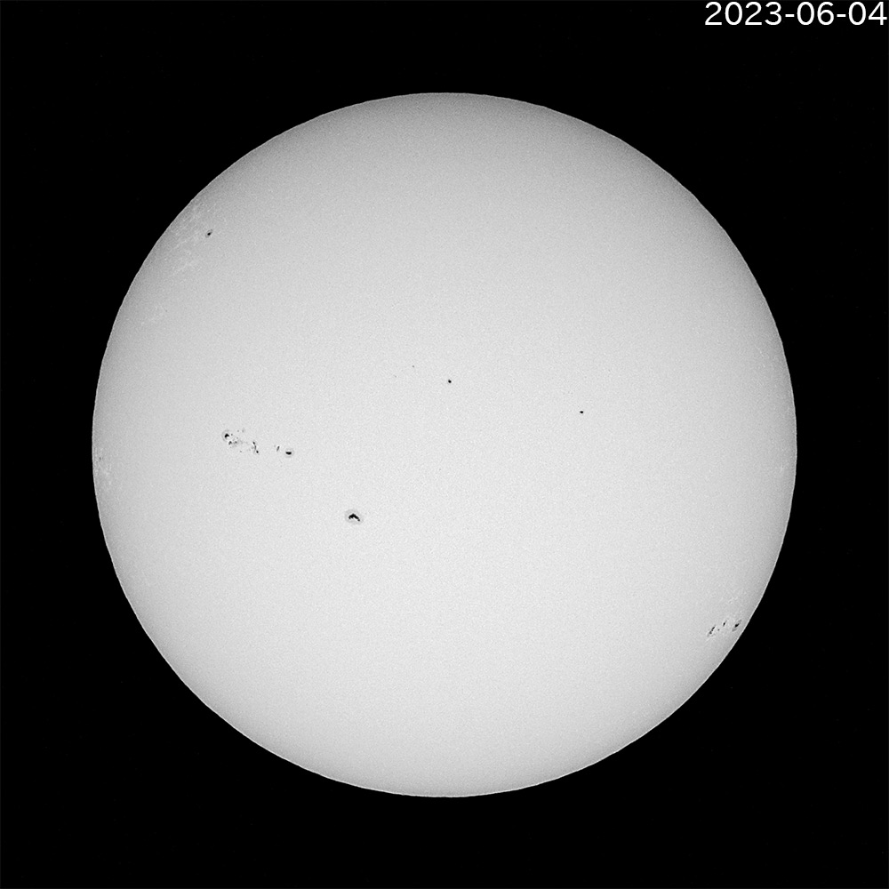 2023年6月4日の太陽画像