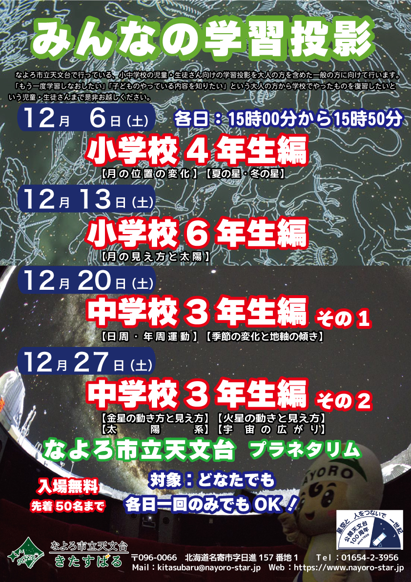 みんなの学習投影のポスター